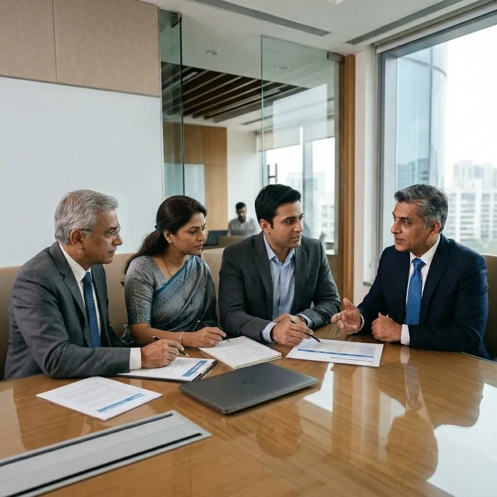 Banking and financial services recruitment strategy meeting